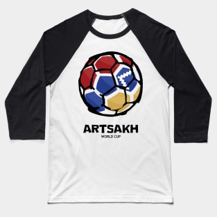 Artsakh Football Country Flag Baseball T-Shirt